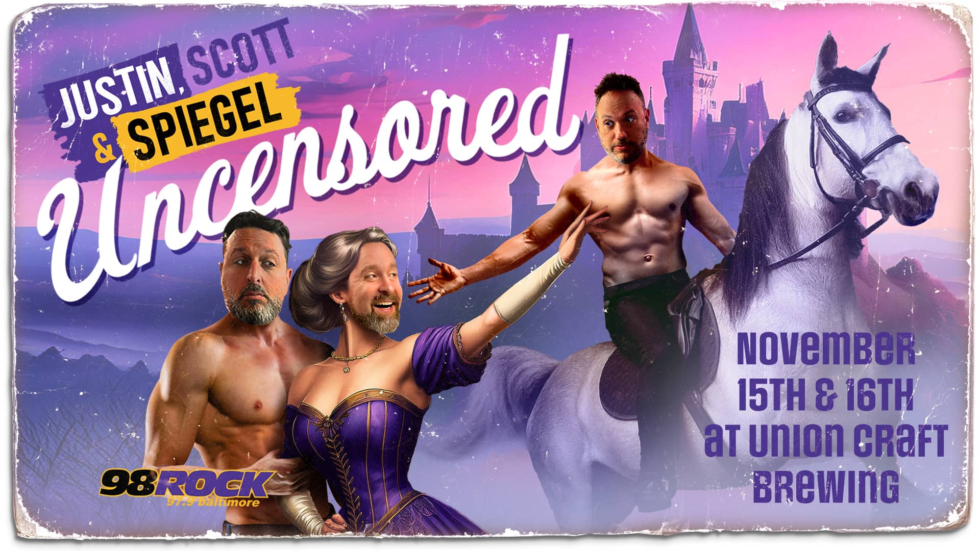 Justin, Scott & Spiegel Uncensored at Union Craft Brewing | 98