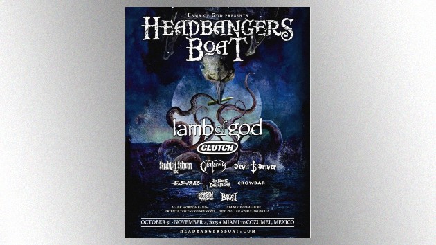 邦楽 GOATBED FLOAT3SONGS/Re-MMS 2025EDITION Lamb of God announces 2025 Headbangers Boat concert cruise | 98
