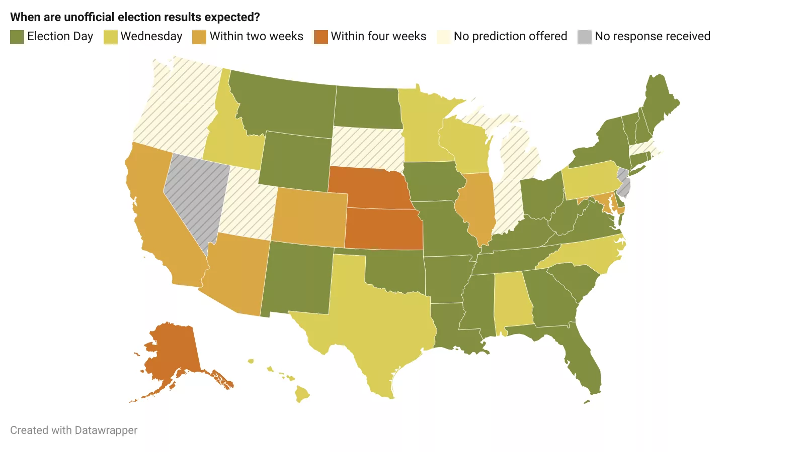 Interactive When to expect 2024 election results in your state 98