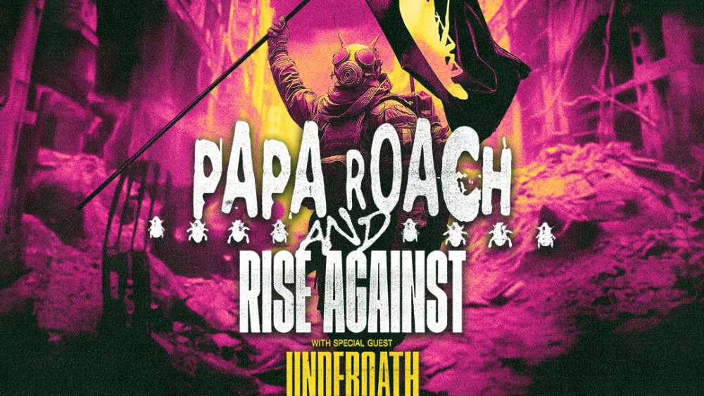 papa roach and rise against rise of the roach tour at the anthem in september 2025