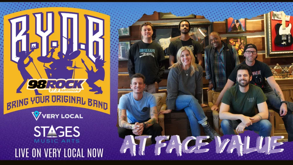 at face value, baltimore based band and 98 rock B.Y.O.B. Featured Artist for December 2024