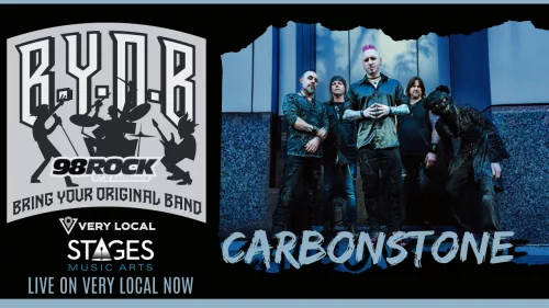 September's Featured Band for 98 Rock's B.Y.O.B. was none other than Baltimore's very own, Carbonstone.