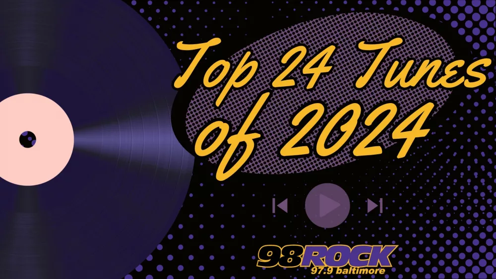 Here are the Top 24 Songs of 2024 as voted by our 98 ROCK Music Advisors Panel.