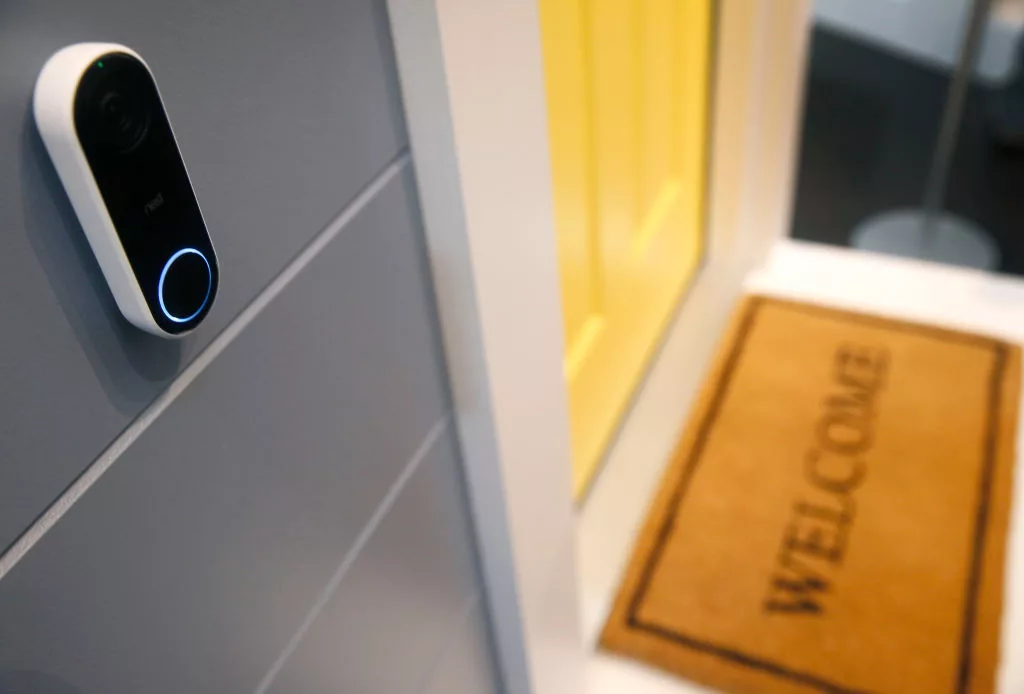 a-nest-hello-video-doorbell-is-demonstrated-for-tech-journalists-after-a-news-conference-was-held-to-introduce-a-suite-of-home-security-devices-in-san-francisco-calif-on-wednesday-sept-20-2017