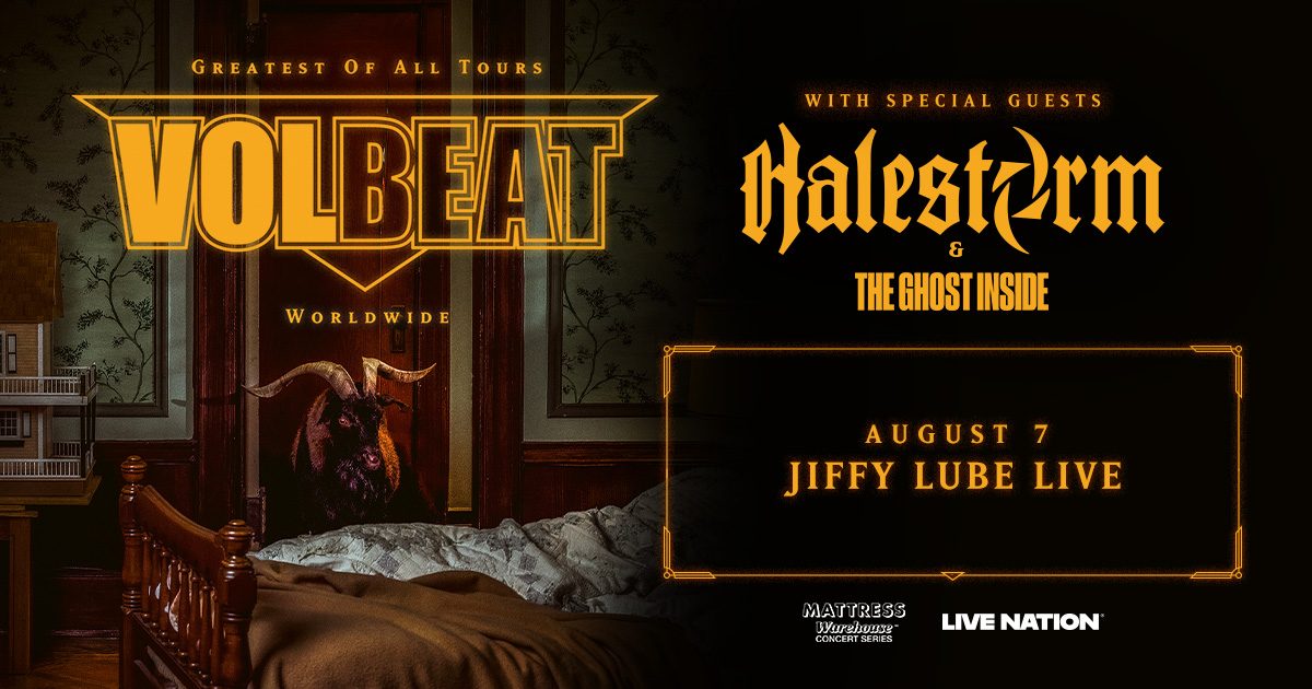 Volbeat, Halestorm and The Ghost Inside coming to Jiffy Lube | 98