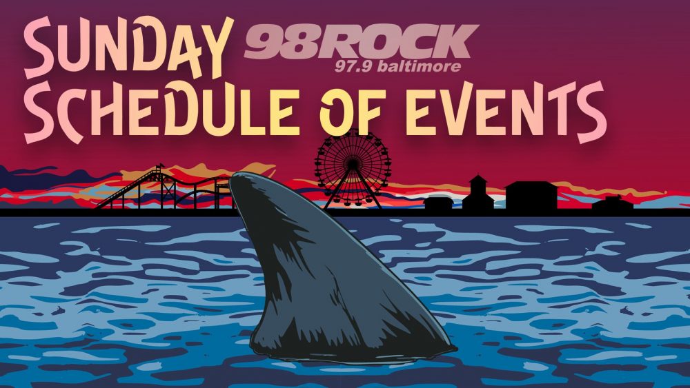 Sunday Ocean City Party Schedule + Giveaways | 98 Rock Online
