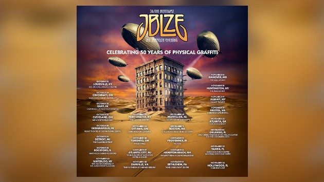 Jason Bonham extends tour celebrating 50th anniversary of Led