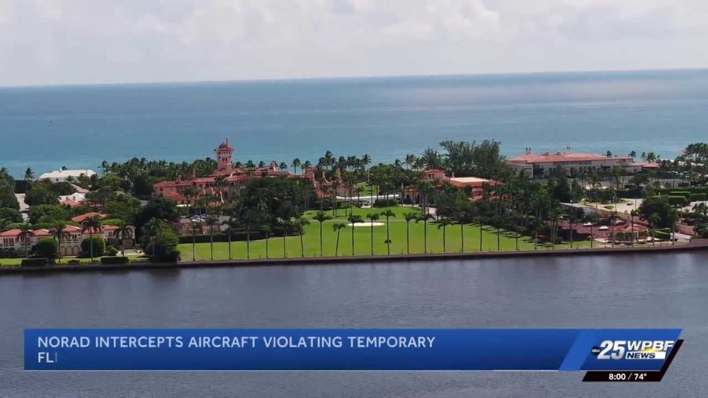 Private plane intercepted over Trump’s Florida home during Thanksgiving stay