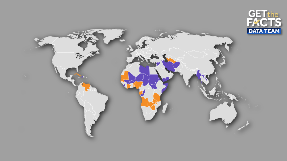 President Trump expanded the travel ban to five more countries. Here’s where