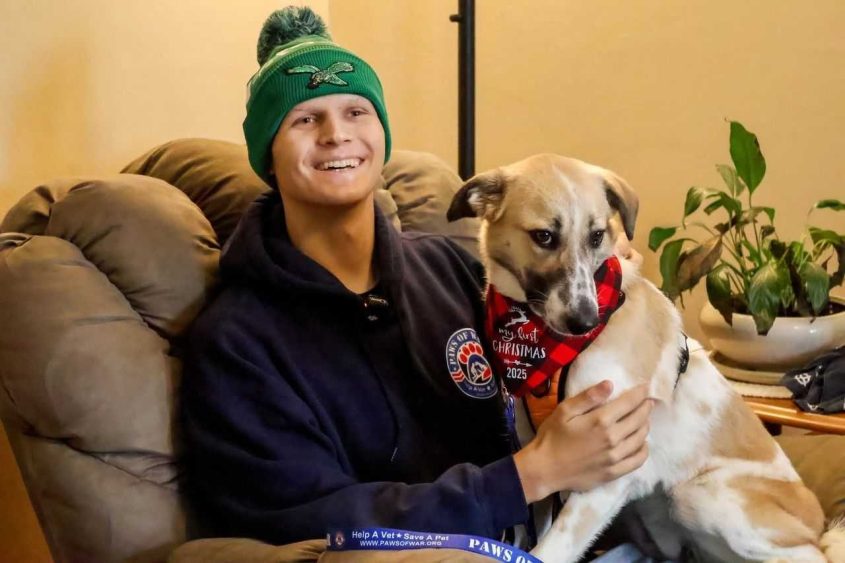 News We Love: This soldier saved a puppy in the Middle East — Now she’s saving him