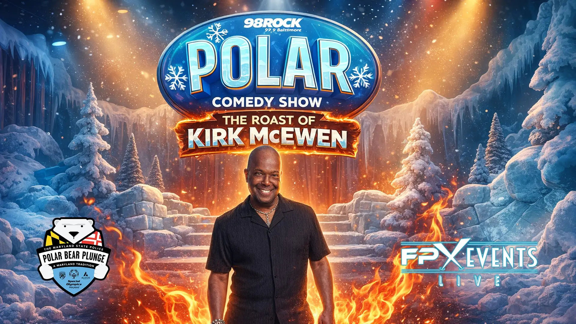 98 Rock's Polar Comedy Show featuring the roast of Kirk McEwen