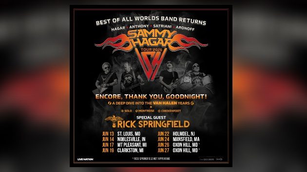 Sammy Hagar announces new Best of All Worlds Tour dates | 98 Rock