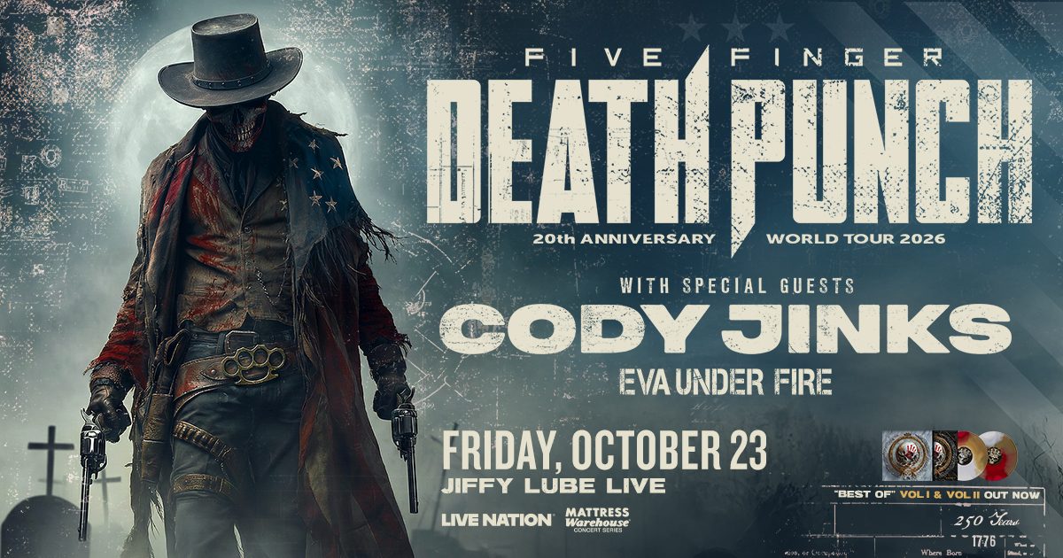 国内盤 帯付 ファイブ フィンガー デス パンチ ライブ LIVE ボーナス Five Finger Death Punch at Jiffy Lube Live | 98 Rock Online
