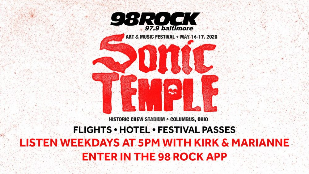 98 Rock Sonic Temple Flyaway