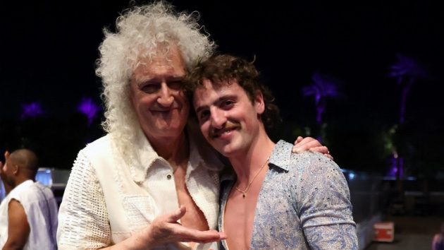 Queen's Brian May makes surprise appearance at Benson Boone's