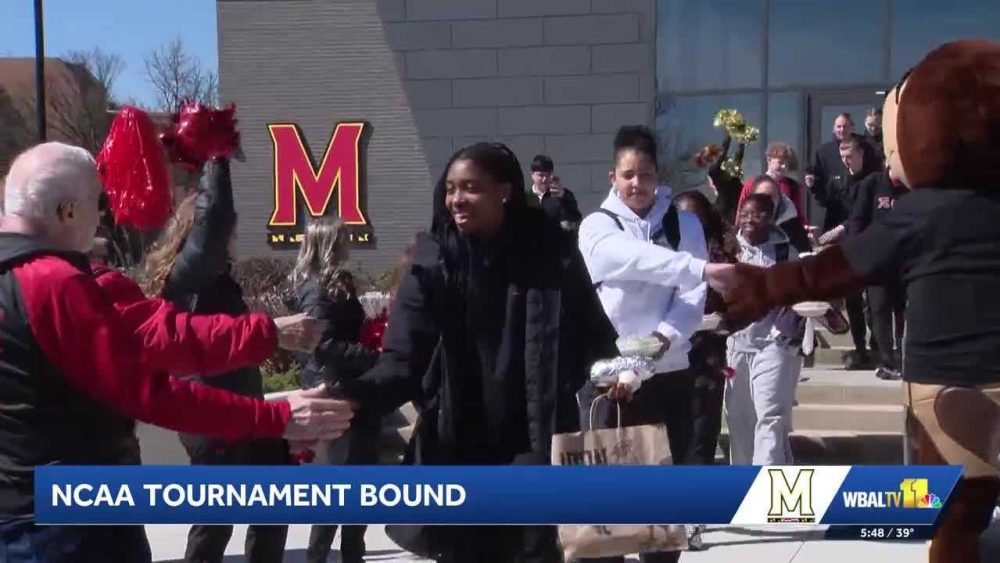 Fans send off Maryland women’s basketball to first-round matchup