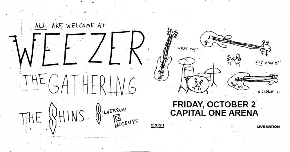 Stream the Dirty Word of the Day to win tickets to Weezer at Capital One Arena