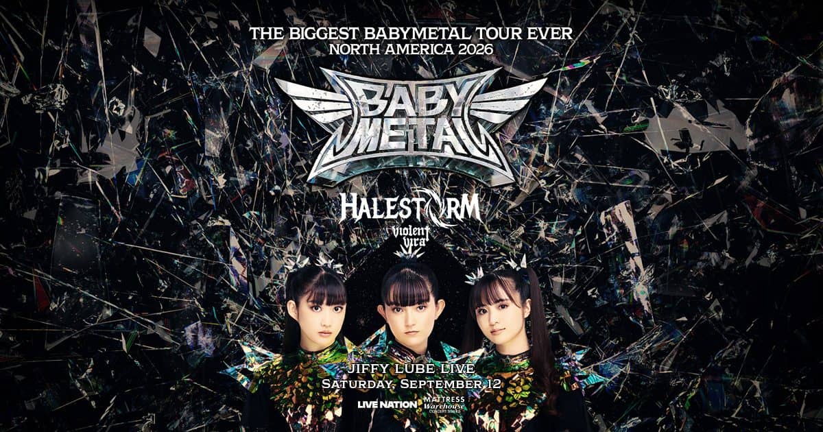 TICKET THURSDAY: Score two free tickets to Babymetal & Halestorm