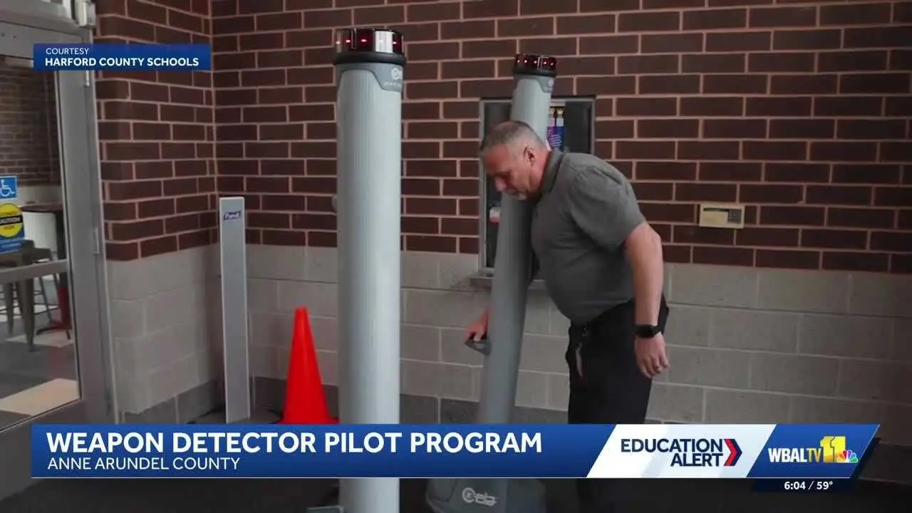 Anne Arundel County schools piloting AI weapons detection system | 98 ...