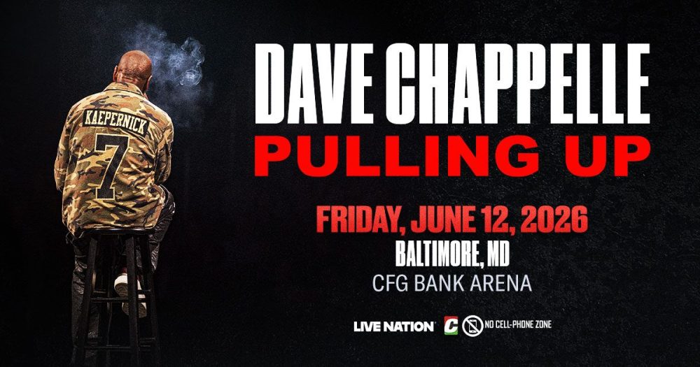 Listen to Justin, Scott and Spiegel to win tickets to Dave Chappelle at CFG Bank Arena