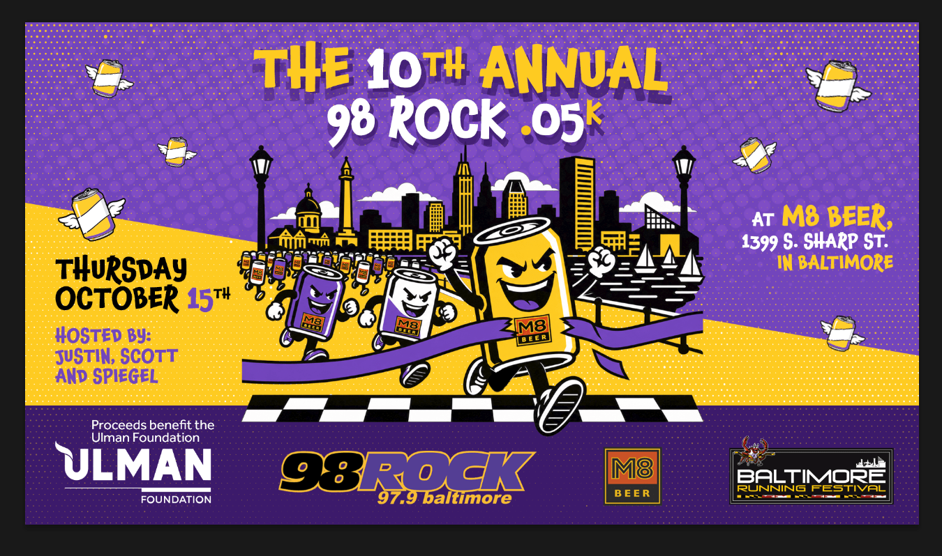 The 10th Annual 98 Rock .05K at M8 Beer | 98 Rock Online
