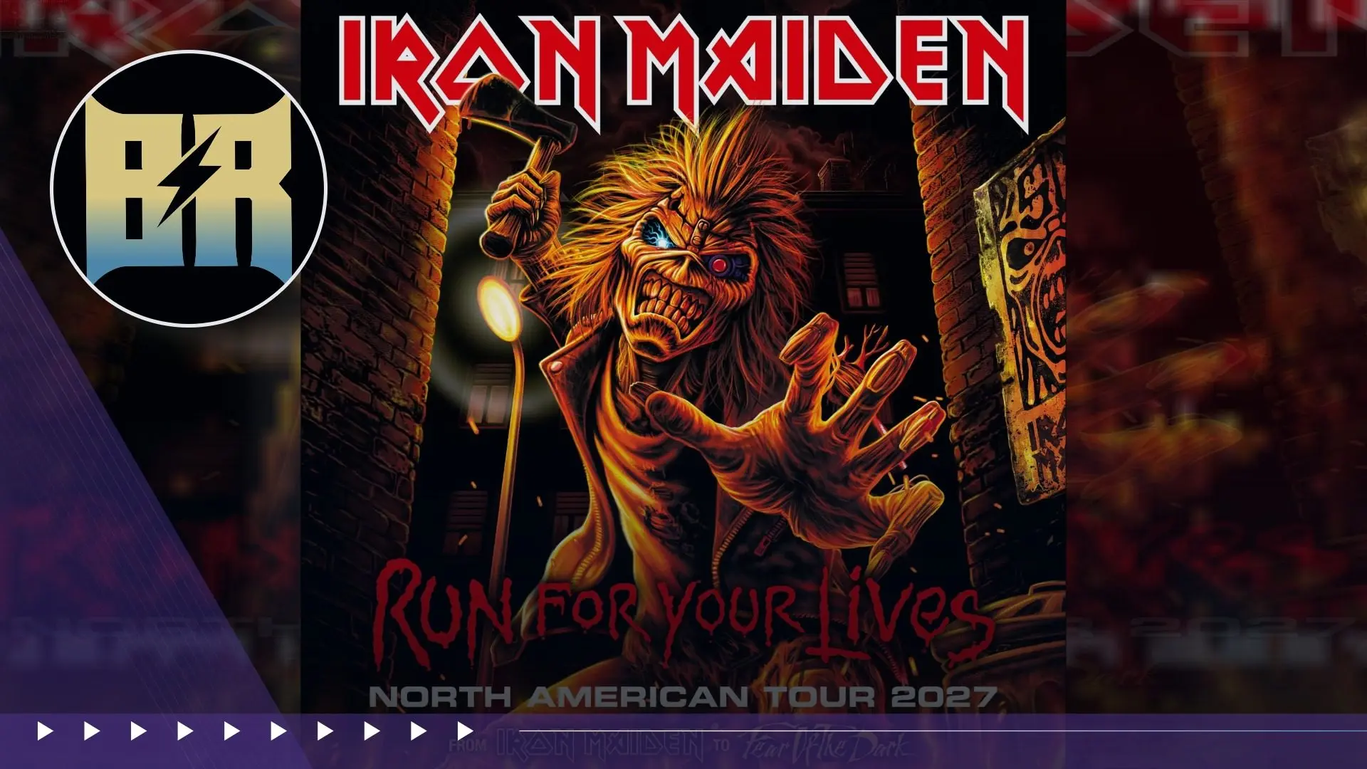 Iron Maiden first headliner announced for 2027 Boardwalk Rock | 98