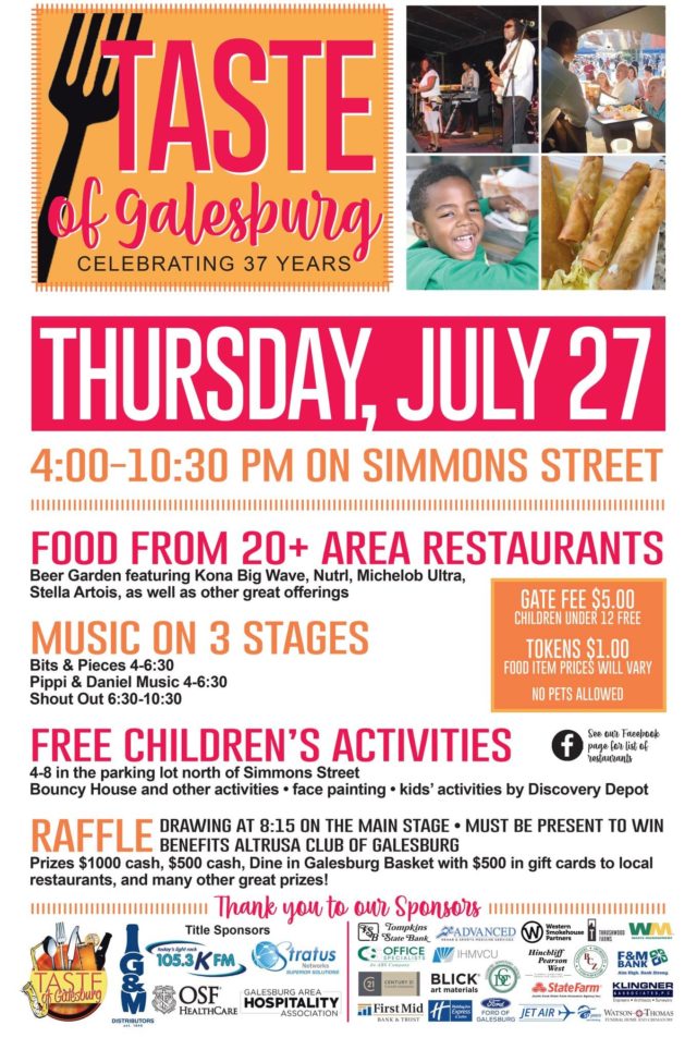 Taste of Galesburg 2023 Country 94.9 FM 95