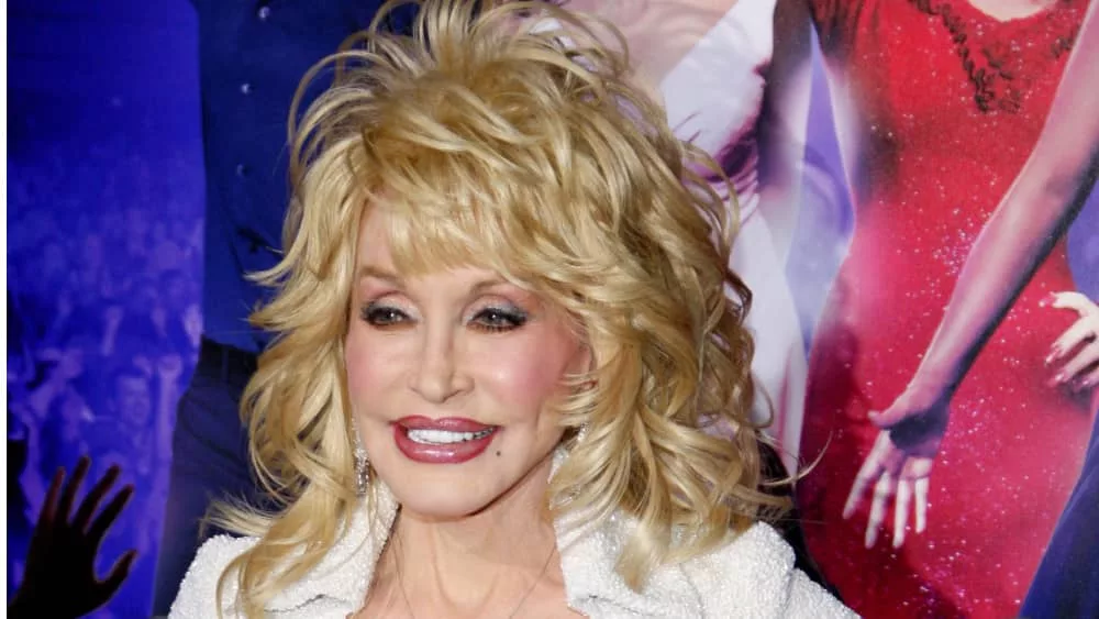 Dolly Parton at the Grauman's Chinese Theater in Los Angeles^ California^ United States on January 9^ 2012.