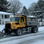 Snow plow in Galesburg