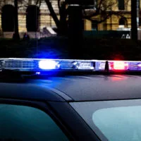 Flashing lights are pictured on an Illinois State Police car. (Capitol News Illinois file photo)