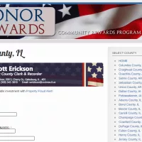 A screenshot of the Knox County "Honor Rewards" website.