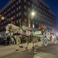 The third annual lighted Holly Days Parade was held Sunday^ Dec. 8^ 2024^ in Downtown Galesburg.