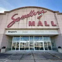 The north entrance to Sandburg Mall in Galesburg^ Illinois^ as seen on Tuesday^ Feb. 4^ 2025.