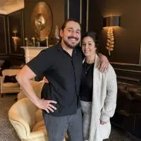 Evgenia owners Chris Deligiannis and Gina Suhomske inside their restaurant at 41 S. Seminary St. in downtown Galesburg