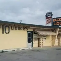 Original Galesburg Drive In Liquors building on North Henderson Street^ Galesburg Illinois^ 1968