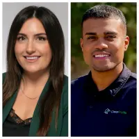Carl Sandburg College 2026 alumni award winners Brittany Clark and Victor Dantas