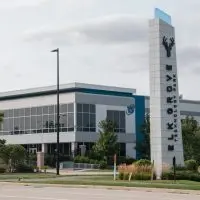 The T5@Chicago II hyperscale data center sits at 200 Innovation Drive in Elk Grove Village^ nicknamed the ‘data center capital of the Midwest’ for its high per-capita concentration of data centers. (Capitol News Illinois photo by Maggie Dougherty)