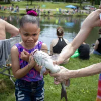 The annual Youth Fishing Derby was held under perfect conditions Sunday^ May 19^ 2024^ at Lincoln Park. (Photos courtesy STEVE DAVIS/SeedCo Media)