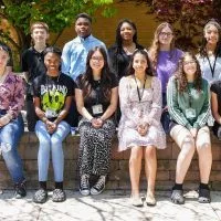 Twelve members of the George Washington Gale Scholars Class of 2029 were inducted Tuesday^ May 6^ during a ceremony held in the Galesburg High School Little Theater.