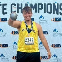 Galesburg’s Glibert Lemus clained the sixth-place medal in the Class 2A shot put with a throw of 16.02 meters (52' 6.75”).