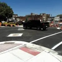 The Prairie and Simmons streets intersection reopened to traffic Wednesday^ July 23^ 2025^ marking a key milestone in an ongoing downtown revitalization project that began in March.