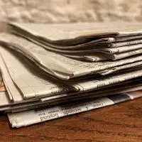 A stack of newspapers is pictured at the Illinois State Capitol. (Capitol News Illinois file photo)