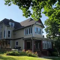 The Webster Family Home^ now occupied by Heather and Michael Acerra^ at 325 N. Prairie St. in Galesburg (Photo courtesy Heather Acerra)