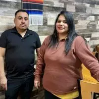 Antonio Flores and Maria Ceron^ owners of Little Mexico Galesburg^ stand inside the restaurant space on South Academy Street^ Galesburg Illinois