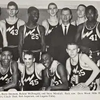 The 1966 Galesburg Silver Streaks basketball team^ coached by John Thiel