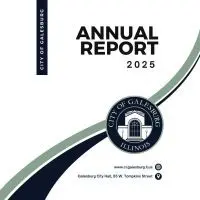 Cover of the City of Galesburg 2025 Annual Report