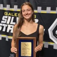 Galesburg High School's Lily Furrow^ 2026 Don Morris Award winner