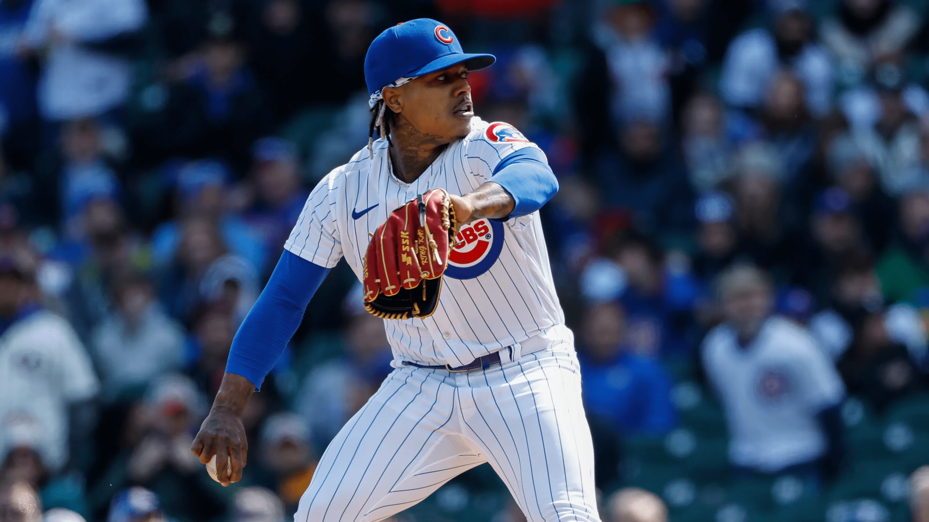 Cubs pitcher Marcus Stroman makes history with MLB's first pitch