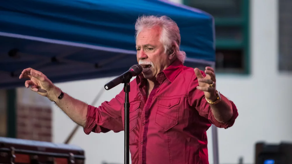 Joe Bonsall of the Oak Ridge Boys performs during the Wild Bill Days in Deadwood^ South Dakota – 16 June 2017