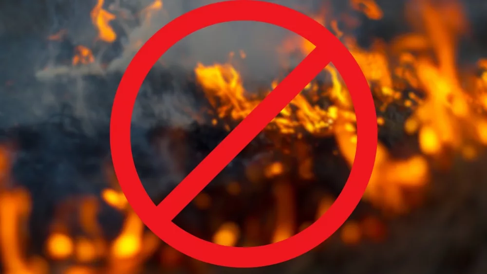 Audubon County Has A Burn Ban In Place Effective Tonight Until Further Notice